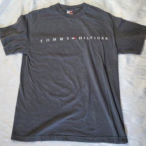 TOMMY HILFIGER LARGE SHORT SLEEVE SHIRT DESIGNER SPORTS WEAR MEN'S